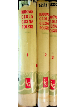 Budowa geologiczna Polski tom 4 część 1 do 3