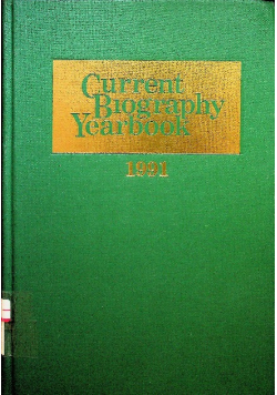 Current Biography Yearbook 1991