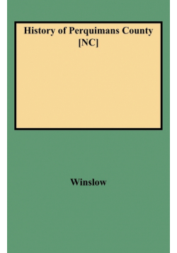 History of Perquimans County [Nc]