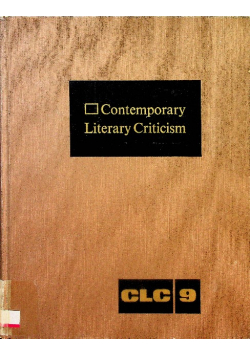 Contemporary Literary Criticism Vol 9
