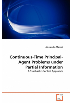 Continuous-Time Principal-Agent Problems under Partial Information