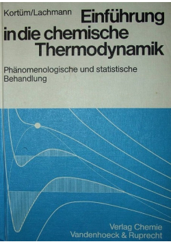 Einfuhrung in die chemische Thermodynamik