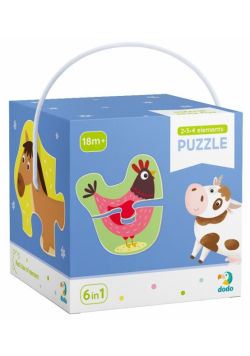 Puzzle 2-3-4 Zwierzęta domowe