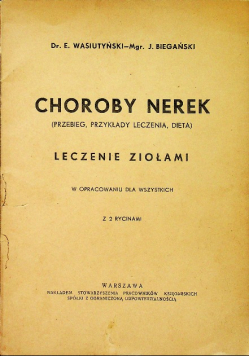 Choroby nerek 1937 r.