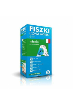 Włoski. Fiszki - Czasowniki dla początk. w.2013