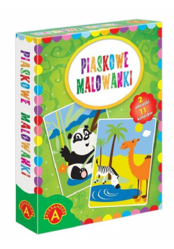 Piaskowe malowanki Panda i Wielbłąd ALEX