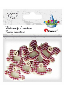 Filcowe koniki na biegunach 3D 6szt