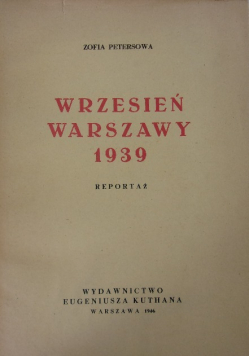 Wrzesień Warszawy 1939 1946 r.