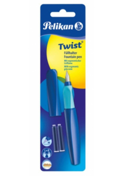 Pióro wieczne Twist Deep Blue + 2 naboje