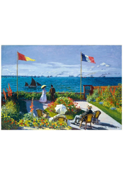 Puzzle 1000 Na tarasie, Claude Monet,1867