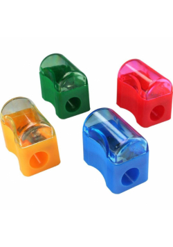 Temperówka plastikowa z pojemnikiem (24szt)