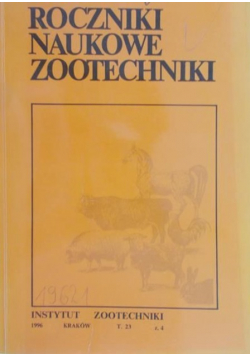 Roczniki naukowe zootechniki Tom 44