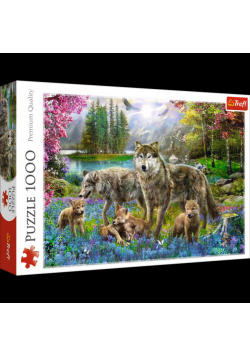 Puzzle 1000 Wilcza rodzina TREFL