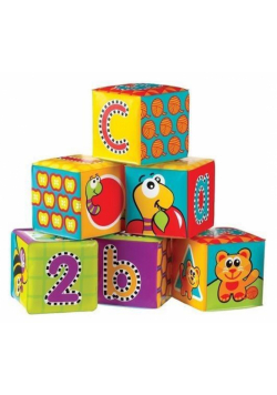 Miękkie klocki baw i ucz się PLAYGRO