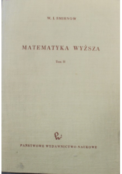 Matematyka Wyższa Tom II