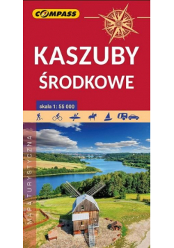 Mapa turystyczna. Kaszuby środkowe 1:55 000