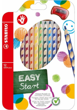 Kredki drewniane Easycolors R 12 kolorów