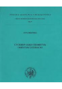 Cyceron jako teoretyk i krytyk literacki