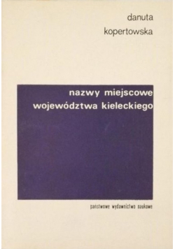 Nazwy miejscowe województwa kieleckiego