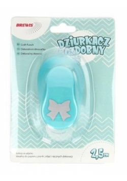 Dziurkacz ozdobny - Kokarda 2,5cm MIX