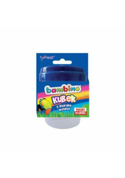 Kubek Bambino z blokadą wylania 12 sztuk mix