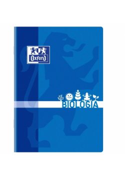 Zeszyt A5/60K kratka Biologia (5szt) OXFORD