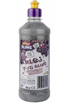 Klej brokatowy srebrny PVA 500ml TUBAN