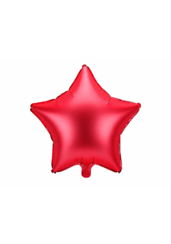 Balon foliowy Gwiazdka 48cm czerwony