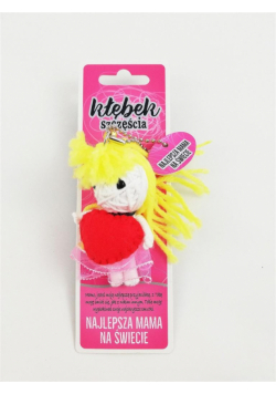 Brelok Kłębek Szczęścia - Najlepsza Mama na...