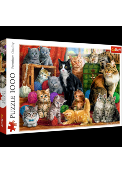Puzzle 1000 Kocie spotkanie TREFL