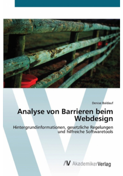 Analyse von Barrieren beim Webdesign