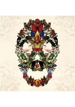 Karnet kwadrat z kopertą Skull of Life