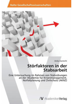 Störfaktoren in der Stabsarbeit