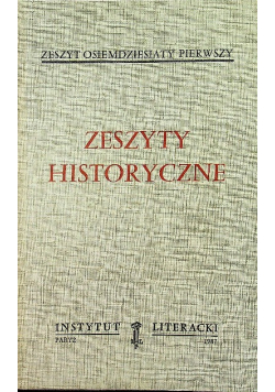 Zeszyty historyczne  Zeszyt 81