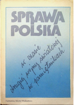 Sprawa polska w czasie drugiej wojny światowej w pamiętnikach