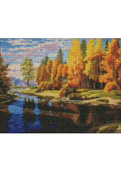 Diamentowa mozaika - Jesienią 40x50cm