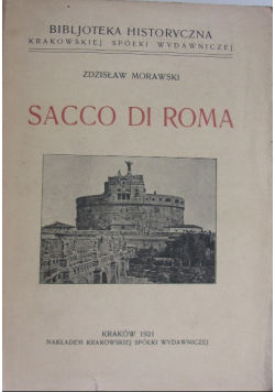 Sacco Di Roma 1923 r.