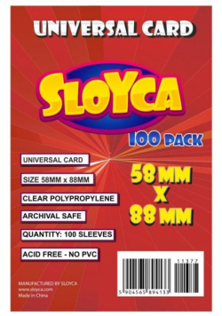 Koszulki Universal Card 58x88mm (100szt) SLOYCA