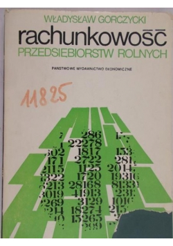 Rachunkowość przedsiębiorstw rolnych