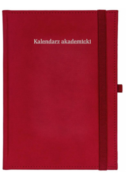 Kalendarz akad. 2023/24 A5 tyg. Piko czerwony