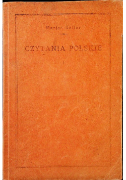 Czytania Polskie tom I 1931 r.