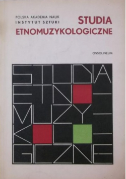 Studia etnomuzykologiczne