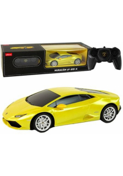 Auto R/C Lamborghini Huracan Rastar 1:24 żółte