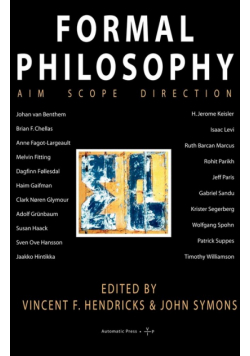 Formal Philosophy