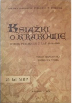 Książki o Krakowie