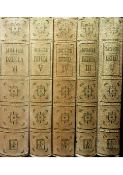 Molier Dzieła 5 tomów