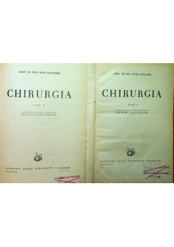 Chirurgia Tom I i II