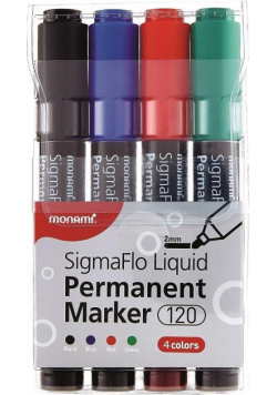 Marker permanentny 4 kolory MONAMI
