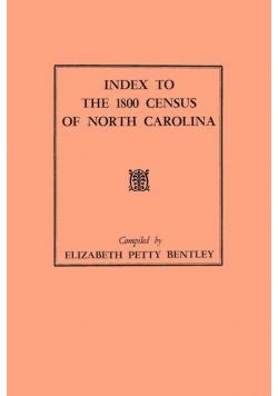Index to the 1800 Census of North Carolina