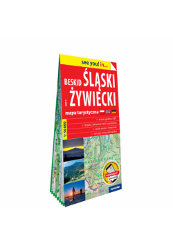 Beskid Śląski i Żywiecki; papierowa mapa turystyczna 1:50 000